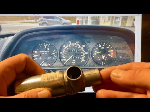 Mercedes W126 3.8 5 4.2 5.6L in-depth tutorial of root cause of idle increase with temperature rise