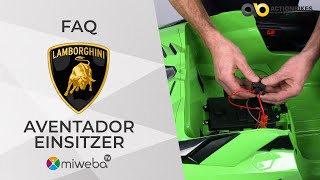 Kinder Elektroauto Lamborghini Aventador 🐂 SX2018 Einsitzer | FAQ Video | Hilfe, Tipps & Tricks