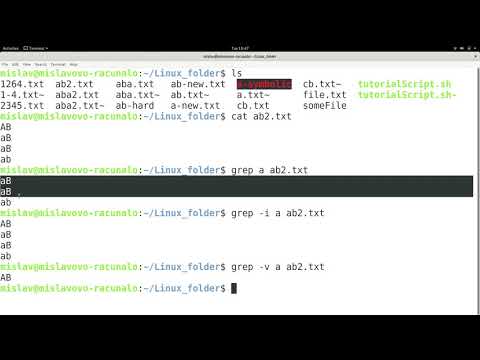 Linux Tutorial Series - 48 - The grep command