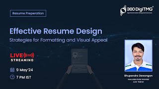 Resume Building | 9th May | 360DigiTMG