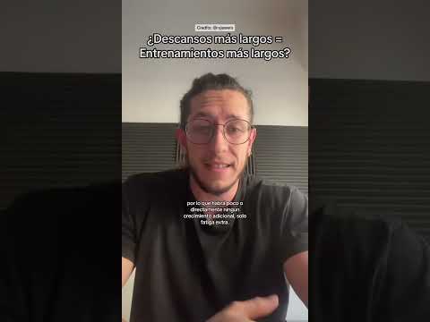 ¿Descansos más largos = Entrenamientos más largos?