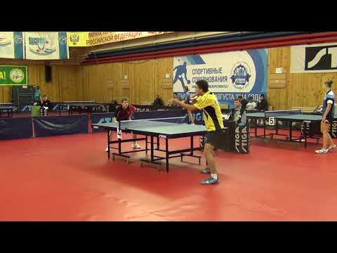 2014 Чемпионат России студенческого союза Боботин vs Хрипуненко настольный теннис