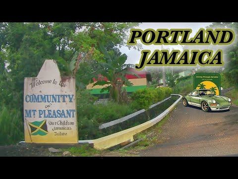 Driving to Mount Pleasant from St. Margrets Bay in Portland at DayBreak | Driving In Jamaica in 2022