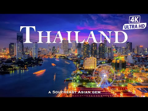 THAILAND 4K Drone View - Relaxing Music With 24 Hours Of Drone Flying In Thailand - 4K drone view