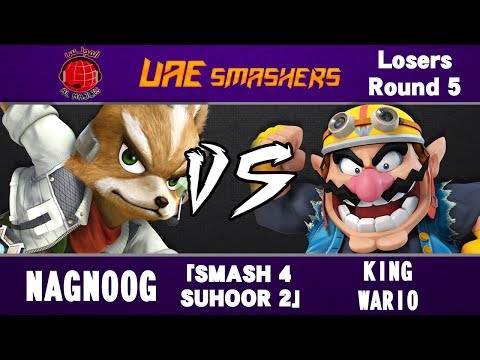 Smash 4 Suhoor 2: Nagnoog (Fox) vs King Wario (Wario, Dr. Mario) - Singles LR5