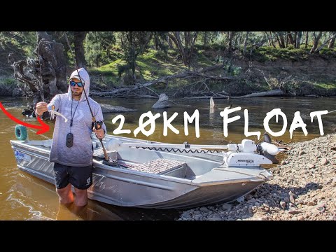 FLOATING Down the River MURRAY COD Fishing