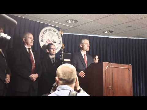 James 'Whitey' Bulger Press Conference in Boston June, 23 2011