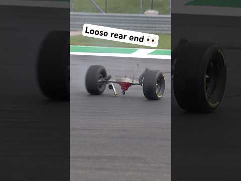 Truck was loose. Rear end was looser. #nascar