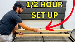 Allewie Platform Bed Frame Easy Assembly