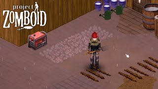 屋上の景観のための花壇が水浸し【project ZOMBOID】#214