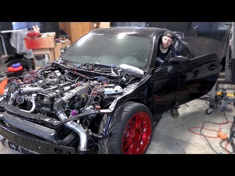 2JZ BRZ Pt 19 - Alternator, Power Steering & Wiring Madness