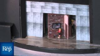 A first look at the set design for Landscape with Weapon