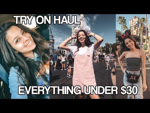 TRY ON HAUL EVERYTHING UNDER $30| AMJ VIDEOS