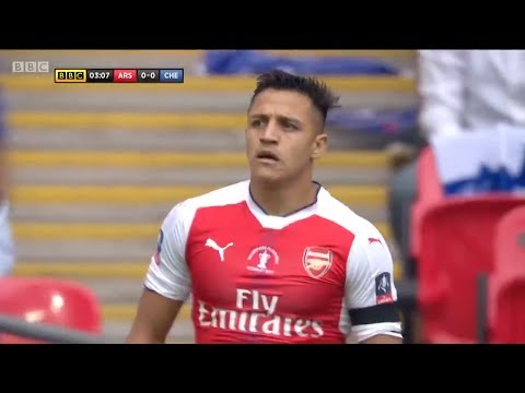 Alexis Sanchez vs Chelsea | FA Cup Final | 27/5/2017