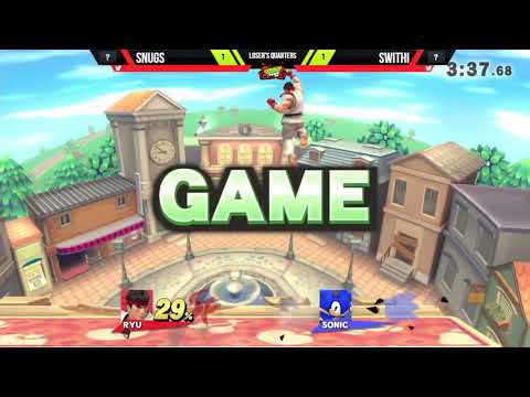 October '17 Ranbat - Snugs (Ryu) vs Swithi (Sonic) - Pools - Smash Wii U