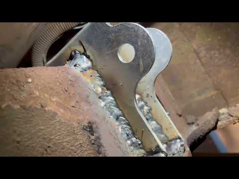 Gm rear driver side upper shock mount repair