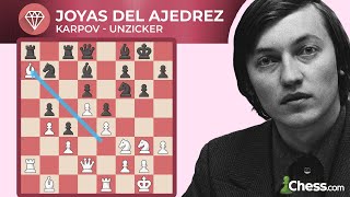 ABSOLUTA DOMINACIÓN de KARPOV | Joyas del ajedrez