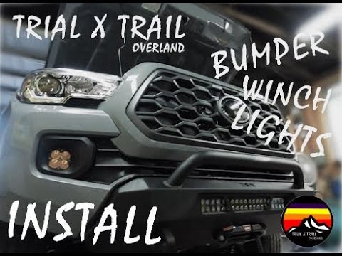Toyota Tacoma - Body Armor Bumper, Warn Winch, Baja Designs Lights