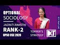Rank 2 CSE 2020 | Jagrati Awasthi's Sociology Strategy  |  जाग्रति अवस्थी की सोशि