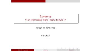 Lecture 17: Existence of Equilibria