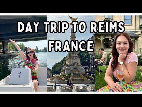 DAY TRIP TO REIMS FROM PARIS | Champagne Pommery Tour + BoBoats  🍾