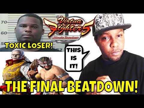 VF5US- THE FINAL BEAT DOWN! (Virtua Fighter 5: Ultimate Showdown) Lau Chan VS El Blaze Gameplay, FGC