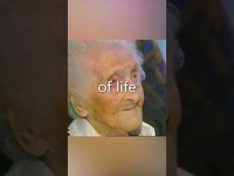 122-Year-Old Jeanne Calment's Health and Longevity Secrets Lessons for Living Longer #shorts