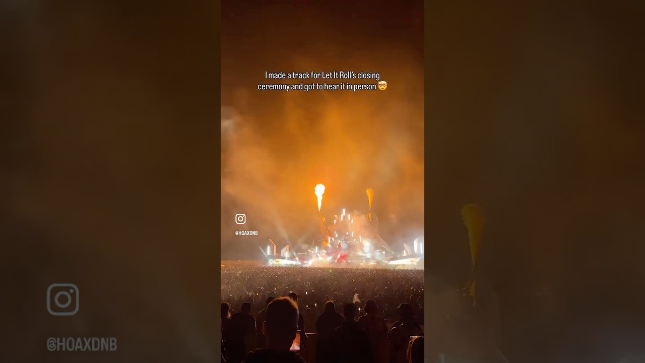 @LetItRollfestival’s closing ceremony soundtracked by Hoax 🤯 #festival #rave #shorts #dnb