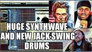 Video thumbnail for How to Get Huge Synthwave Drum Sounds and New Jack Swing Beats - One Small Clue Poise by G O U G A S