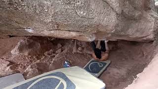 Video thumbnail of Barraca de Dalt Extension, 7b. Salvanebleau