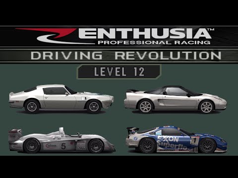 4K. Enthusia プロレース. Driving Revolution LEVEL 12. ドライビングレボリューション LEVEL 12.