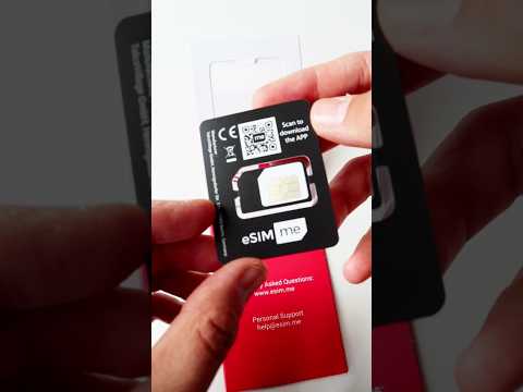 eSIM to SIM or Nano-SIM Adapter with Android App for Older Smartphones #shorts #esim