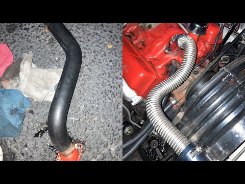 Chrome radiator hose upgrade