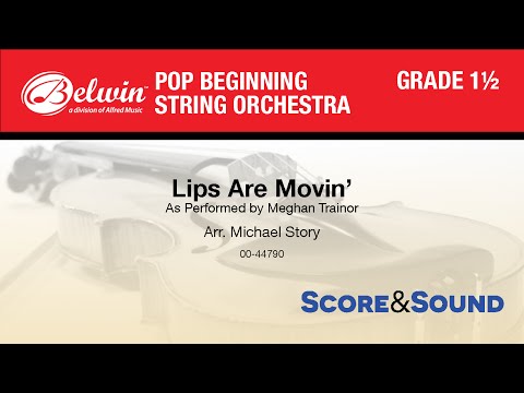 Lips Are Movin', arr. Michael Story - Score & Sound