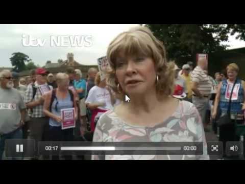 Crofton Against HS2 : Mass walk from Crofton to Nostell Priory