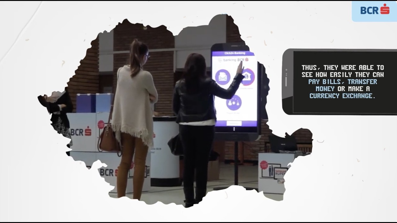 BCR Non-cash Transactions interactive installation
