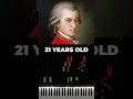 Mozart's Evolution (Age 5 to 35) #mozart #piano #classicalmusic