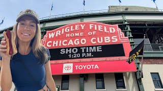 First Chicago Cubs Game at Wrigley Field!