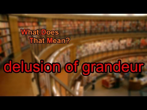 What does delusion of grandeur mean?