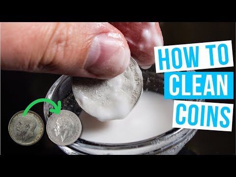 How to CLEAN COINS | DON'T DAMAGE dirty, old, corroded, copper or silver coins!