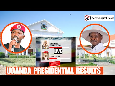 LIVE: Uganda Presidential Results!! Yoweri Museveni vs Bobi Wine