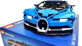 How to Build & Motorize LEGO Technic 42083 Bugatti Chiron Full RC Mod w/ Lights & Lift Spoiler (4K)