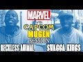 Marvel Vs Capcom Mugen Session RecklessAnimal Vs Swagga King