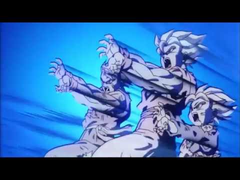 Goku,Gohan y goten kame kame ja vs broly audio latino en español
