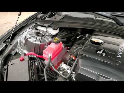 2016, 2017, 2018, 2019, 2020 & 2021 GM Chevrolet Camaro - How To Check Coolant Overflow Bottle Level