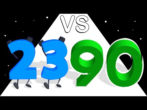 Number Stack 3D VS Number Leveling : Level Up Numbers ❌ MAX LEVEL!