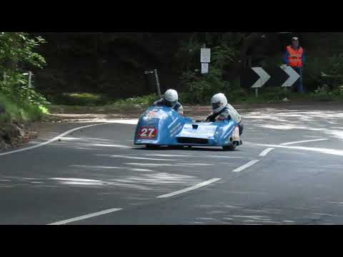 2019 isle of man TT sidecar race 1, Ramsey hairpin