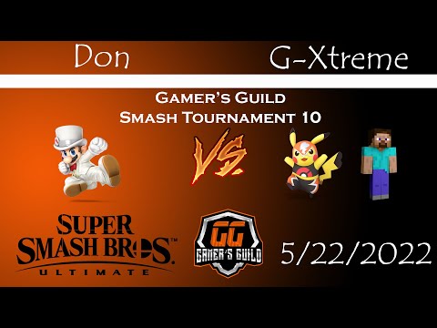 Gamer's Guild Smash Monthly 10 - Don (Mario) vs G-Xtreme (Pikachu, Steve)