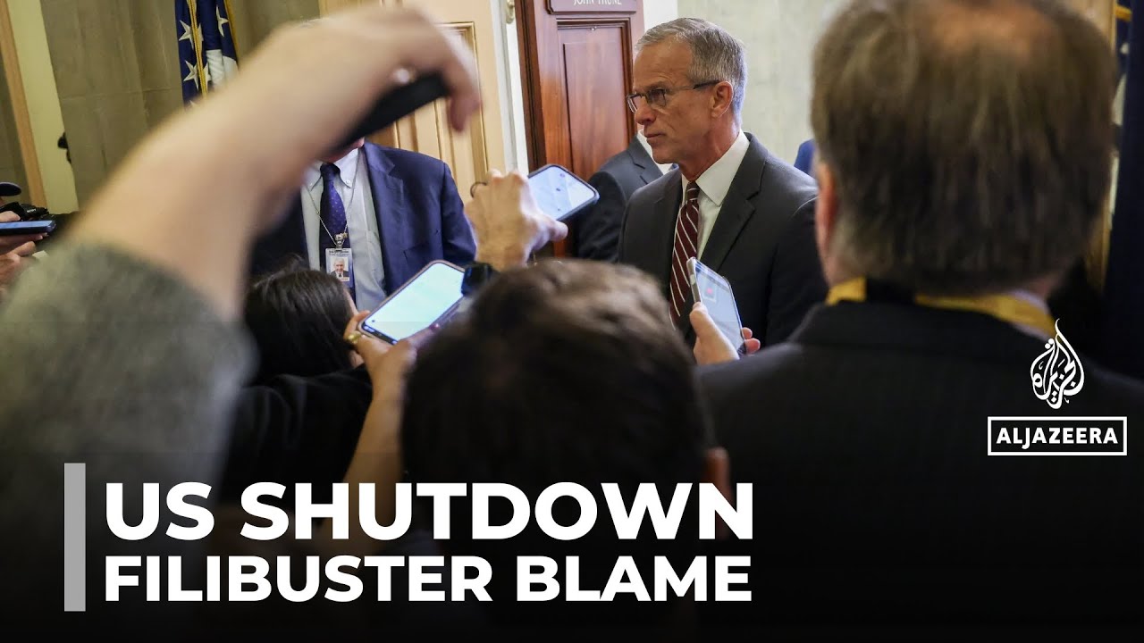 Filibuster blamed for deepening US government shutdown