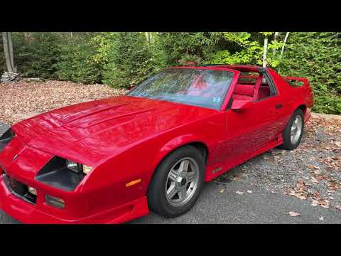 **SOLD by CCC AUCTION** Sub-26K km 1992 Chevrolet Camaro Z28 25th Anniversary